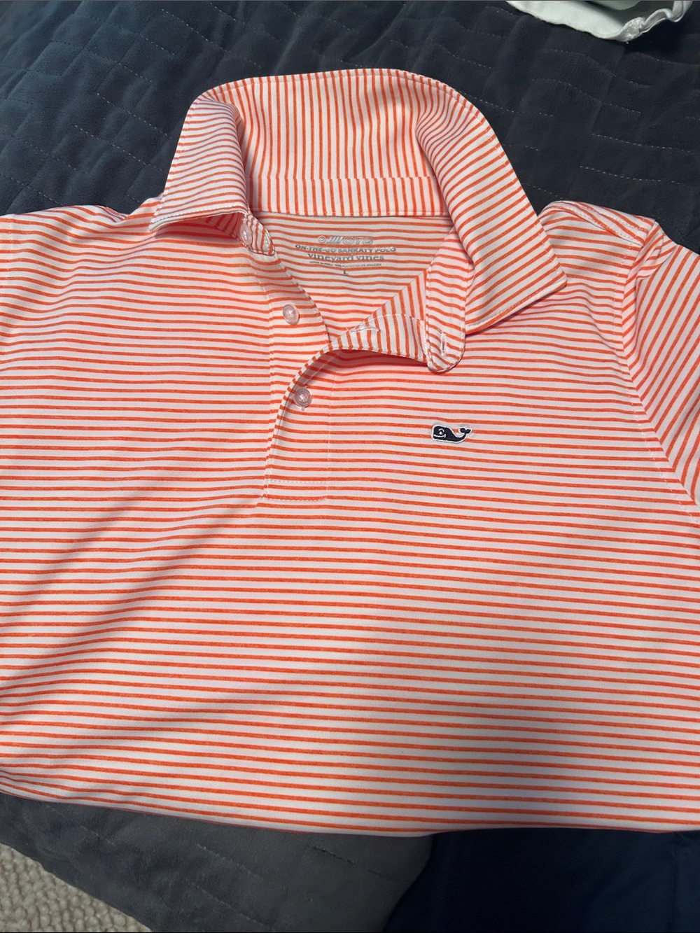 Boys Vineyard Vines Striped Polo